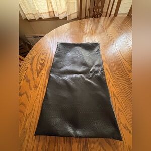 Faux snakeskin pillow case